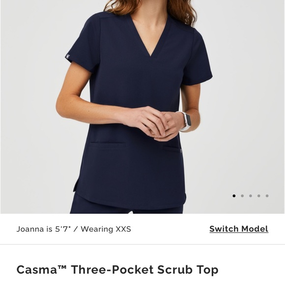 Figs casma three pocket scrub top - Picture 3 of 3